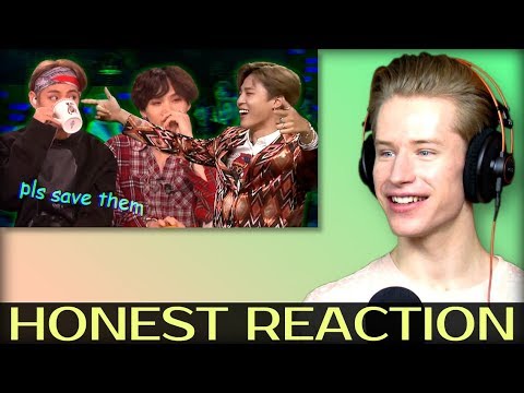 HONEST REACTION to BTS being BTS on talk shows
