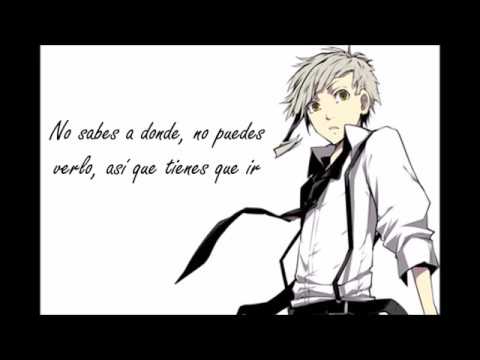 {BSD} [Atsushi character song Sub. Esp] Shounen yo Gekka o Hashire