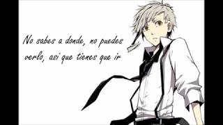 {BSD} [Atsushi character song Sub. Esp] Shounen yo Gekka o Hashire