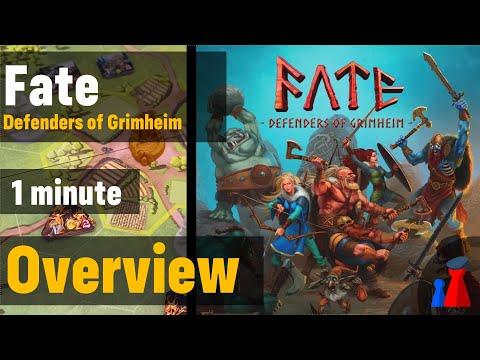 Fate : Defenders of Grimheim -1 minute Overview - Peaky Boardgamer