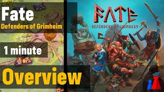 Fate : Defenders of Grimheim -1 minute Overview - Peaky Boardgamer