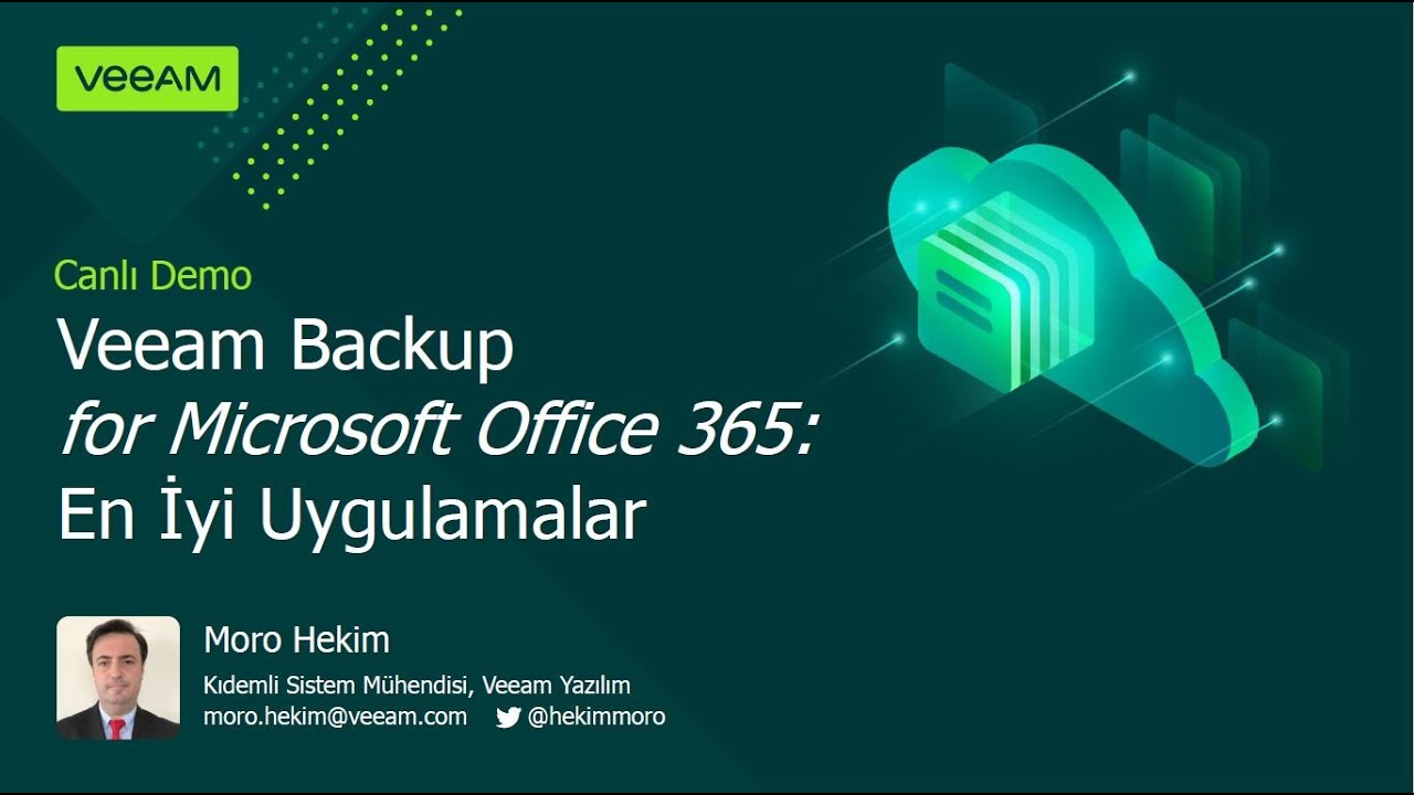 Veeam Backup for Office 365 En iyi uygulamalar video