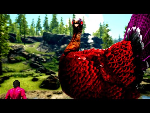 Why Is There a GIANT TURKEY in this game!? - ARK Pugnacia (E2)