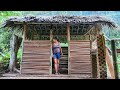 Complete kitchen construction using many different materials - Primitive life skills