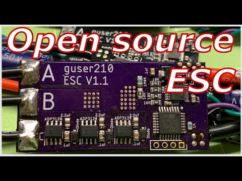 DIY Open source ESC for brushless dc motors STM32 for Quads and RC planes