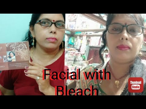 #Facial#with#Bleach#🌹❤️🌹Shahnaz Husain Chocolate Plush //Rs.295/-kit With Nature's Bleach Rs.45/-//