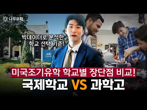 "미국 내 국제학교 VS 과학고등학교" 각 학교별 핵심 특징과 장단점 분석