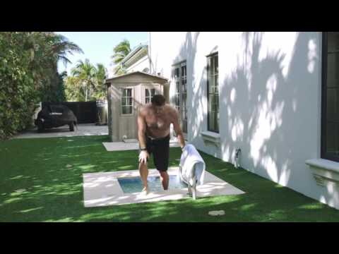 Tony Robbins's Cold Plunge Pool & Trampoline