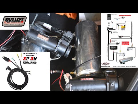 Air lift Performance 3P Management Second Compressor Harness Install.