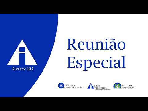 Reunião Especial - 21/03/2026 - Ceres/GO