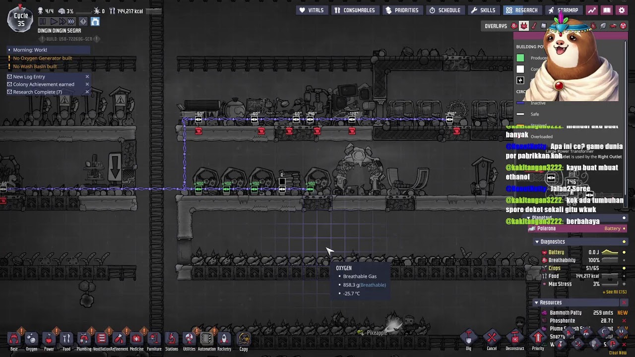 BUTUH KEHANGATAN| OXYGEN NOT INCLUDED FROSTY PLANET DLC