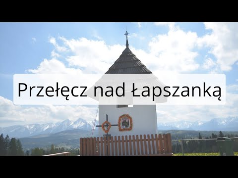 Panorama Tatr z Przełęczy nad Łapszanką