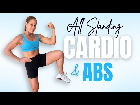 25 MIN ALL STANDING CARDIO & ABS at Home Workout | NO REPEATS | Summer Body Shred Challenge
