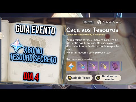 Guia Caça aos Tesouro : Dia 4 - Genshin Impact