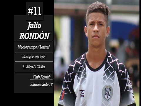 JULIO RONDON - SUB 18 ZAMORA FC - LIGA FUTVE JUNIOR TORNEO APERTURA 2023