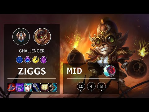 Ziggs Mid vs Yone - EUW Challenger Patch 10.16