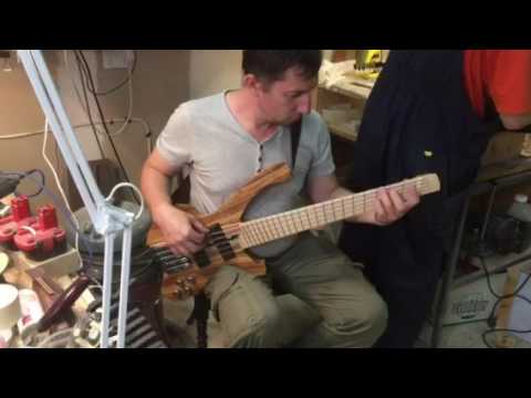 GuitarStroy'16: Superfly - Bass 28 / Fan-Fretted 5 strings Headless Zebrano