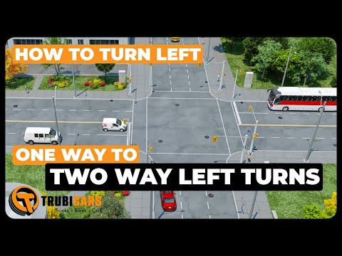 How to Turn Left | One Way to Two Way Left Turns