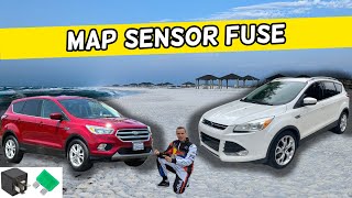 FORD ESCAPE MAP SENSOR FUSE LOCATION 2013 2014 2015 2016 2017 2018 2019