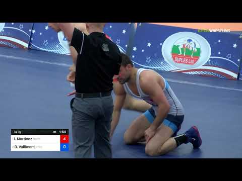 2018 Marine Corps US Open/Senior Men's Freestyle 74 Finals - Isaiah Martinez (TMWC) Vs. Dan Vallim