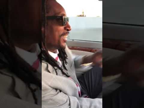 Papa Juggy jamming in the Car