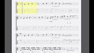 Learn the classic Apache by the Shadows a video tab and notation guitar lesson transcription.