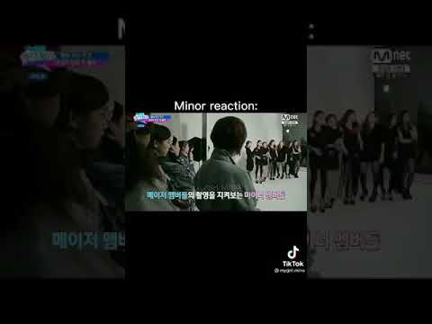 SIXTEEN - minor reaction to major's Photoshoot