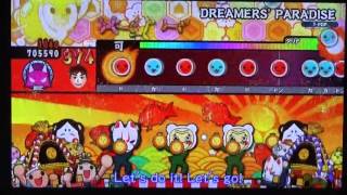 太鼓の達人　あつめて☆ともだち大作戦！WiiU3　【DREAMERS PARADISE「DANCE EARTH PARTYタイアップソング」】フルコンボ可１９