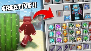 Minecraft, But Damage Gives You Creative Mode...