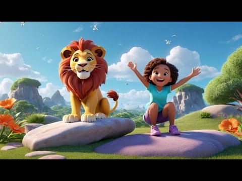 Lily Lion Laughs Big | Joyful Lion Song for Toddlers | Fun Nursery Rhyme for Kids