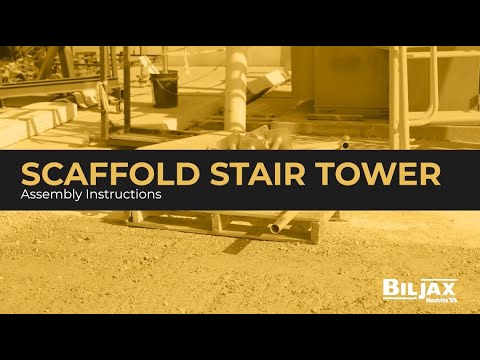 How to Build a Scaffold Stair Tower | Bil-Jax