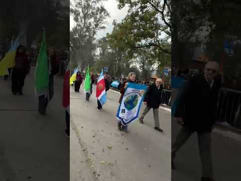 Desfile Cívico Militar Aniver. de Santiago del Estero. Agrupaci de Colectividades de Sgo del Estero