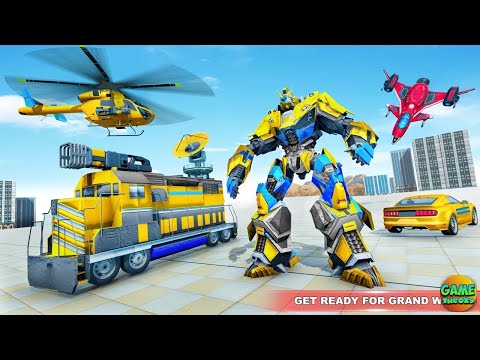 Train Robot Car 3D Game - Robot Game - Android GamePlay | Walk through a Game