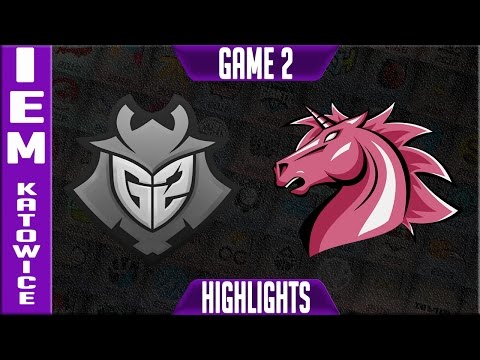 G2 vs UOL Highlights G2 - IEM Katowice 2017 Quarter-final - G2 Esports vs Unicoorns of Love Game 2