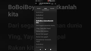 Download lagu BoBoiBoy Superhero Kita lirik lagu mp3