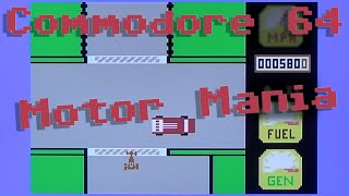 CC64 playing "Motor Mania" (1982). Game #081.