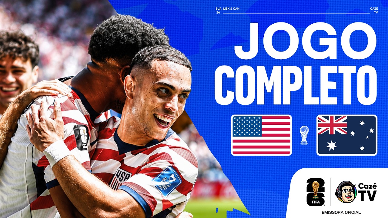 JOGO COMPLETO: ESTADOS UNIDOS X AUSTRÁLIA | COPA DO MUNDO FIFA™ 2026 | 2ª RODADA | FASE DE GRUPOS