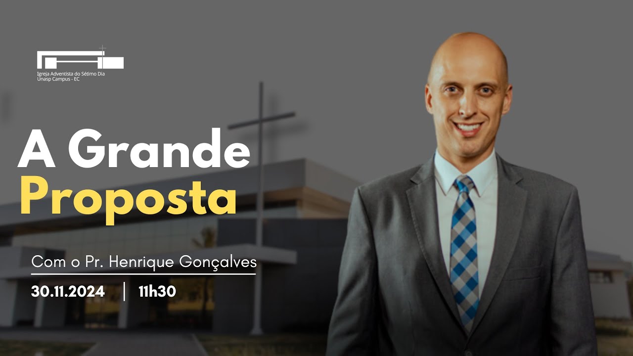 🔵 A Grande Proposta | Pr. Henrique Gonçalves