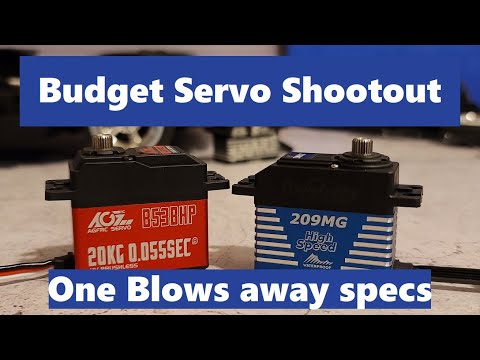 Power Hobby 209MG VS AGF-RC B53BHP Budget Servo Shootout