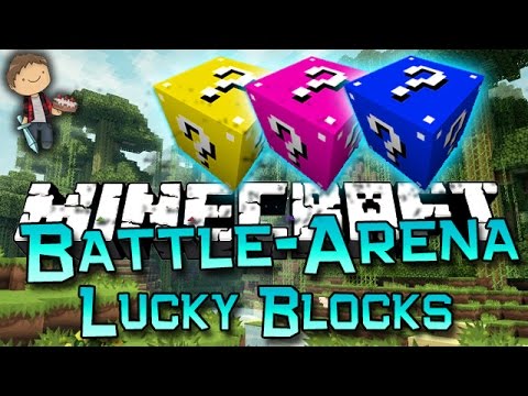 Minecraft: Lucky Block Battle-Arena Part 1 of 2 w/Mitch & Friends! (Lucky Block Mod)