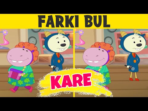 FOTOĞRAF BULMACALARI : KARE ile Farkı Bulabilir misin? | Eğlenceli Bulmacalar