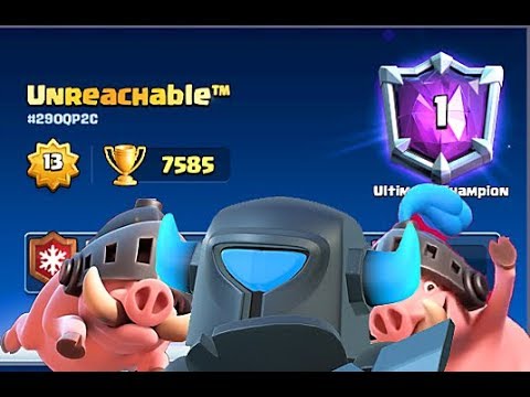 Unreachable #1 in the World ROYAL HOG EARTHQUAKE DECK! CLASH ROYALE