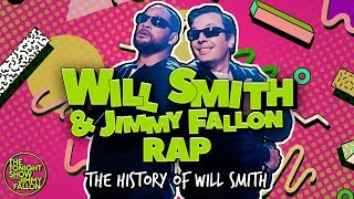 Download the video "Will Smith and Jimmy Fallon Rap the History of Will Smith"