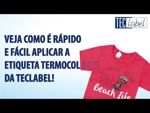 VEJA COMO É FÁCIL E RÁPIDO APLICAR A ETIQUETA TERMOCOLANTE DA TECLABEL!