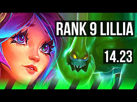 LILLIA vs ZAC (JGL) | Rank 9 Lillia, 4/2/8 | NA Challenger | 14.23