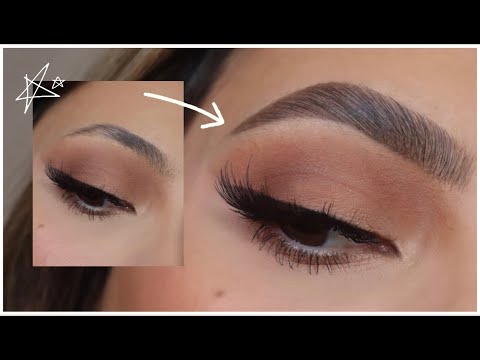 FLUFFY BUSHY DEFINED MODEL SOAP BROW TUTORIAL