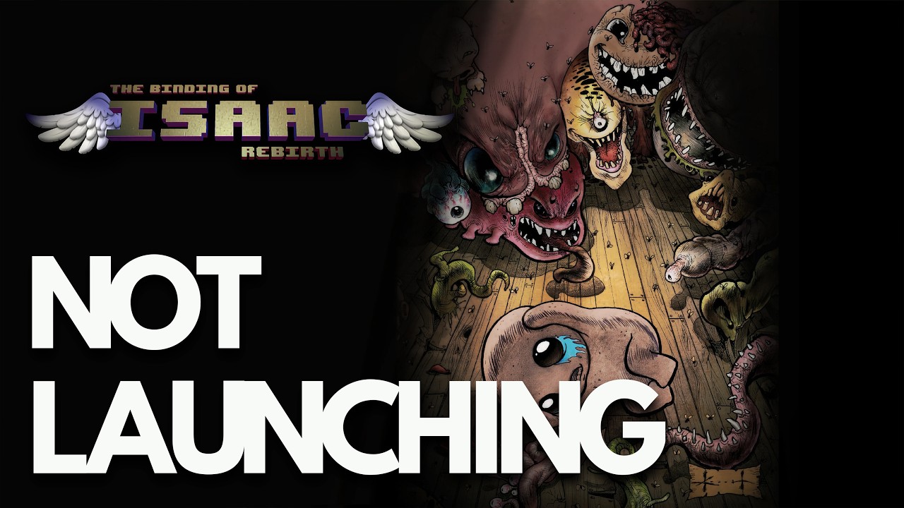 The Binding of Isaac Rebirth Not Launching/Crashing/Startup Crash/Not Loading Steam PC FIX🎮🔥