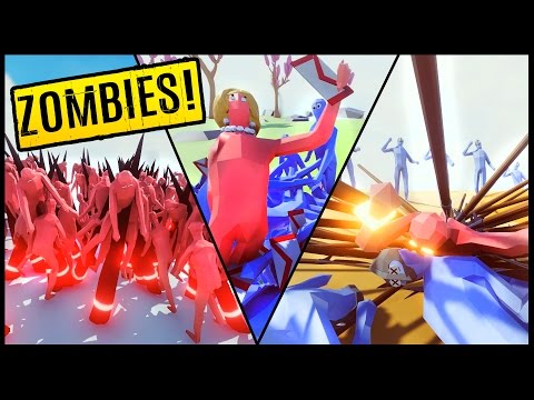 Zombie Horde vs Dark Peasant, Hillary, M16 & More! - Totally Accurate Battle Simulator Gameplay TABS