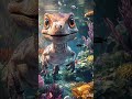 Underwater Adventure Baby T Rex Swims With Coral And Fish