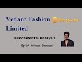 Vedant Fashion Limited Manyavar Fundamental Analysis CA Rehman Bhamani